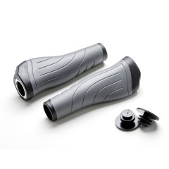 Ручки на руль CE234 эргономичные серо-черные CLARK`S