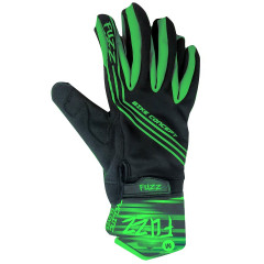Перчатки неопреновые FUZZ Wind Pro, черно-зелёные, утепленные