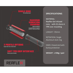 Грипсы Leatt ReaFlex 6.0 31mm Black