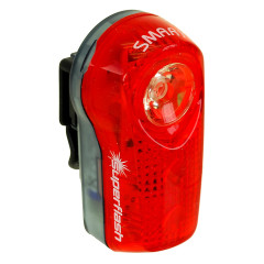 Фонарь задний 3д (1 диод - 0,5 W)/2 функции красный Smart