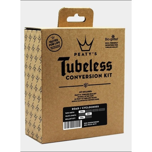 Набор для бескамерных покрышек Peaty's Tubeless Conversion Kit Road 21мм