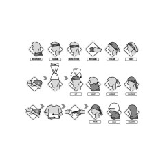 Бандана Buff CoolNet UV+ Neckwear Nilix Black