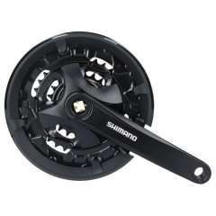 Система Shimano MT101, 175 мм, квадрат, 44/32/22T, с болтами, для 9 скоростей.EFCMT101E422CLB