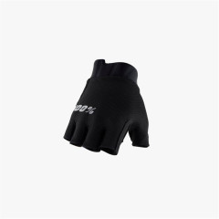Велоперчатки 100% Exceeda Gel Short Finger Glove Black