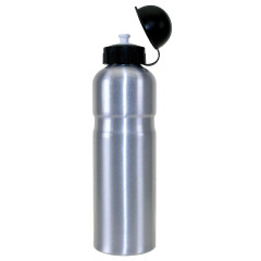 Фляга алюминиевая 0,75 с крышкой серебристая