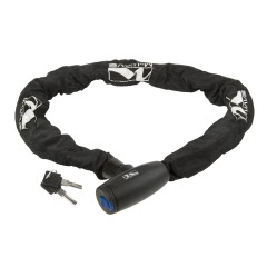 Велозамок цепь в текстильном чехле M-WAVE