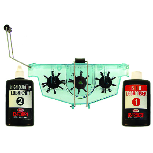 Машинка для чистки цепи велосипеда с очистителем и маслом BARBIERI