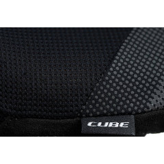 Перчатки CUBE Comfort Short Finger, черно-серые