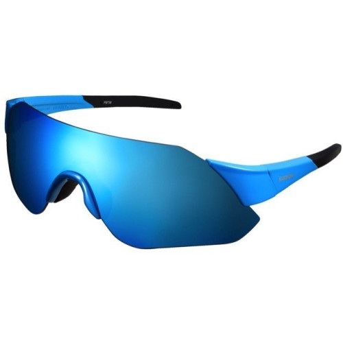 Велоочки Shimano AEROLITE, голубая оправа