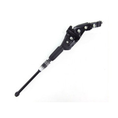 Подножка вело алюминиевая 24-29 двухперьевая черная OSTAND