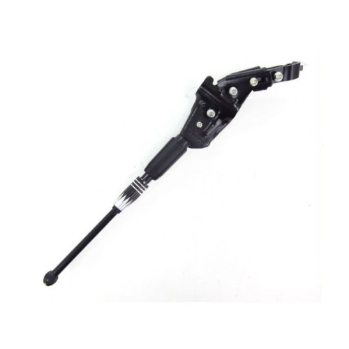 Подножка вело алюминиевая 24-29 двухперьевая черная OSTAND