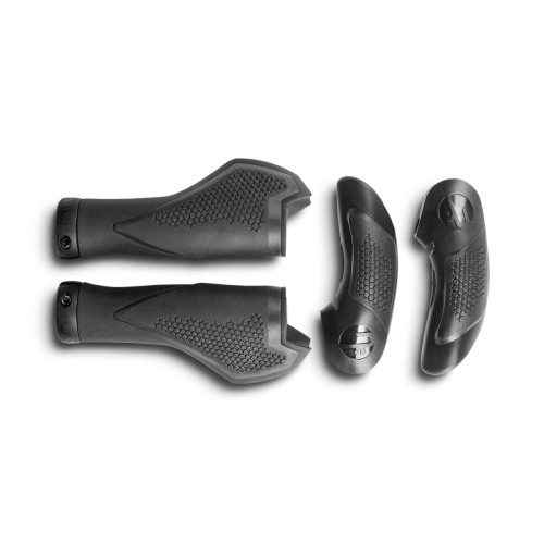 Грипсы CUBE Natural Fit Comfort (с рогами 105мм), black Large