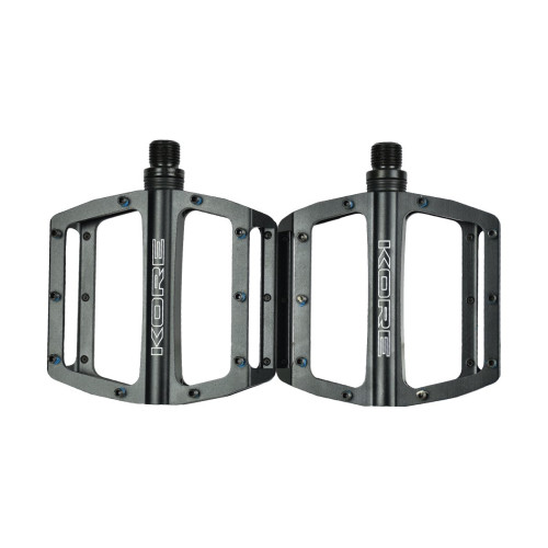 Педали алюминиевые KORE TORQ широкие, фрезерованные