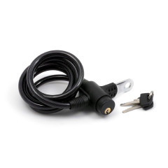 Замок вело ASL-51 8х1000мм с креплением AUTHOR