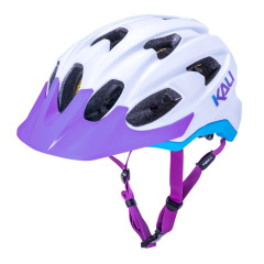 Шлем KALI PACE Mat Wht/Blu/Prp бело фиолетовый