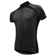 Велофутболка мужская J-730 Black с молнией Funkier