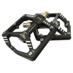 Педали алюминий+карбон Horst H578 широкие с 1 промподшипником черные