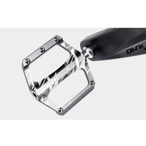 Педали для велосипеда на промподшипниках TPR серые