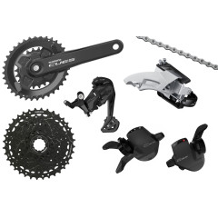 Комплект трансмиссии Shimano Cues 4000 2 x 9 скоростей 170 шатун, 36-22 зуба