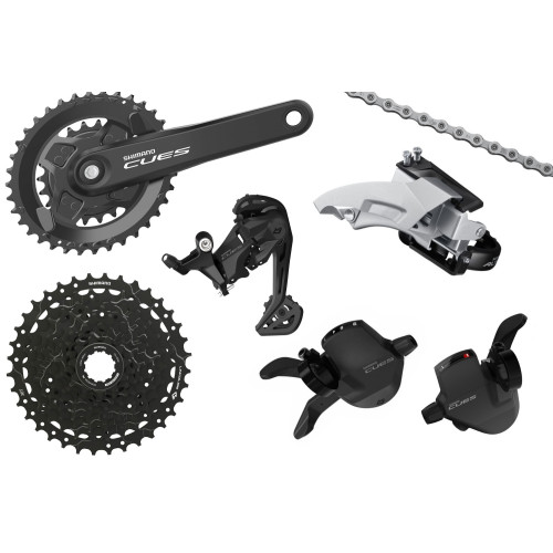 Комплект трансмиссии Shimano Cues 4000 2 x 9 скоростей 170 шатун, 36-22 зуба