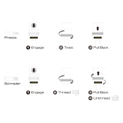 Насос велосипедный Birzman Infinite Apogee Road 21 Silver