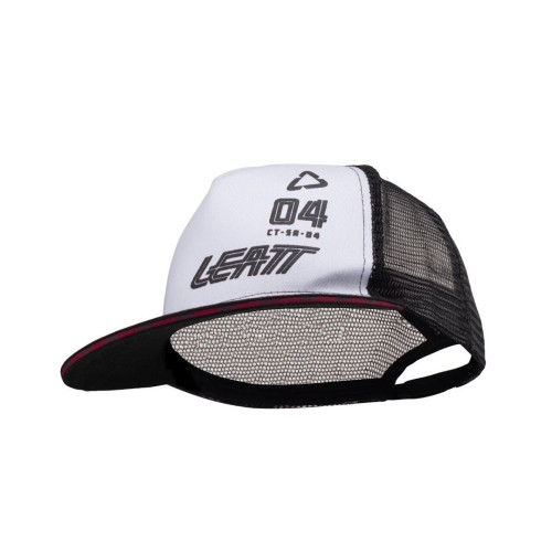 Бейсболка Leatt Trucker Cap Black/White, One Size 2024