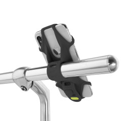 Держатель для смартфона силиконовый на руль BIKE TIE 2 черный BONE