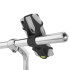 Держатель для смартфона силиконовый на руль BIKE TIE 2 черный BONE