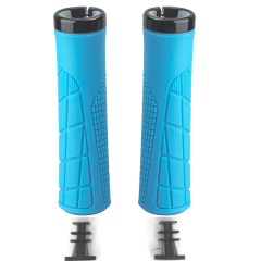 Грипсы для велосипеда с фиксатором Horst H6 синие