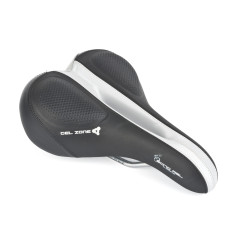 Седло женское Sono Asl Gel Zone гелевое черно-белое AUTHOR