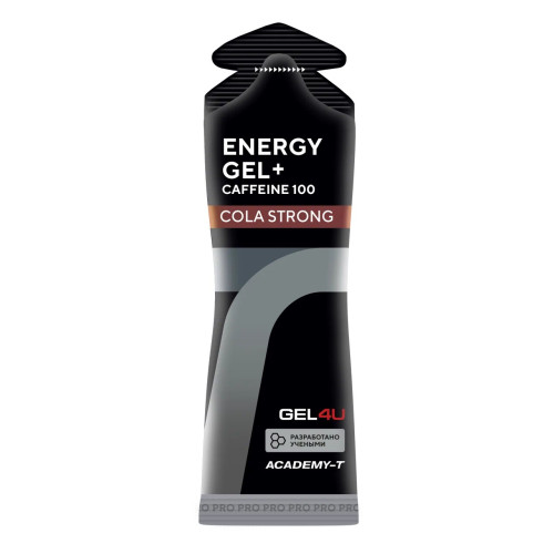 Гель энергетический с кофеином GEL4U, Вкус Кола, 60 МЛ