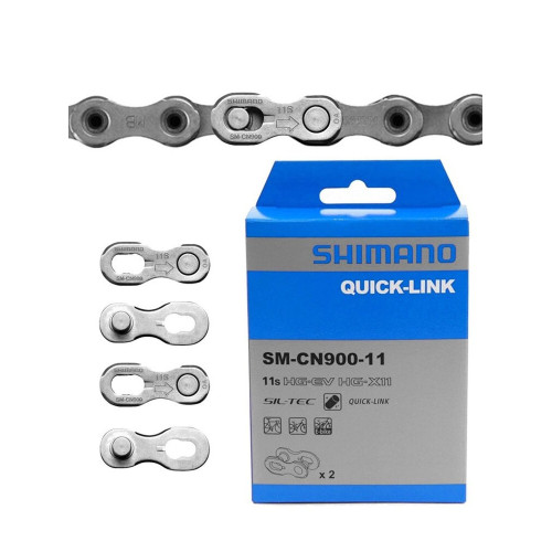 Замок цепи Shimano CN900-11 для 11 скоростной цепи, 2 штуки