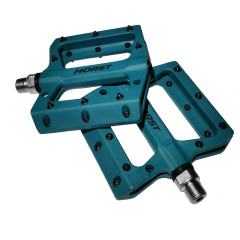 Педали нейлон H601 широкие литые синие HORST