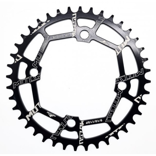 Звезда  Narrow Wide 42T BCD104мм,  штампованная  AL7075. Чёрная.