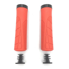 Грипсы для велосипеда с фиксатором Horst H6 красные
