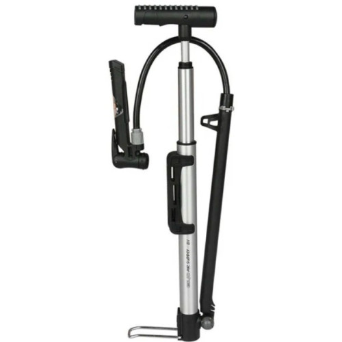Насос для велосипеда c манометром телескопический GIYO GM-821