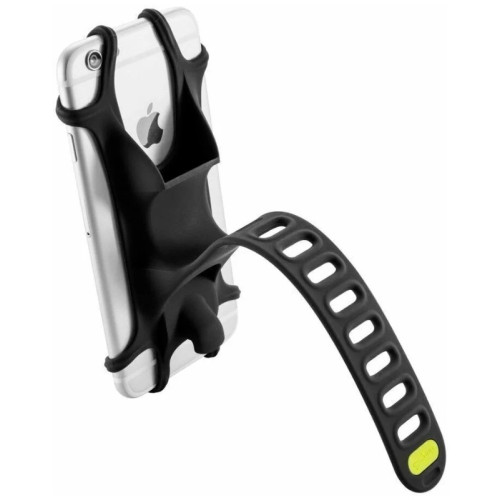 Держатель для смартфона силиконовый на руль BIKE TIE X черный BONE                                            