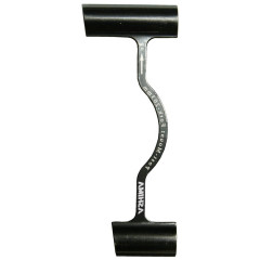 Адаптер для дискового тормоза передний PM 203мм черный Ashima