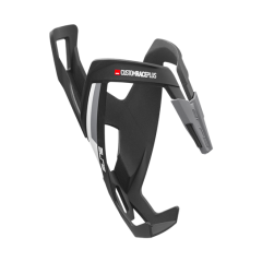 Флягодержатель Elite Custom Race Plus, матовый черно белый