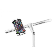 Держатель для смартфона силиконовый на руль BIKE TIE X черный BONE                                            