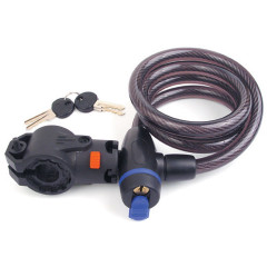 Замок велосипедный трос AUTHOR ASL-35 12х1200мм