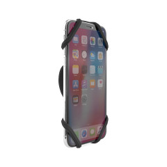 Держатель для смартфона силиконовый на руль BIKE TIE 2 черный BONE