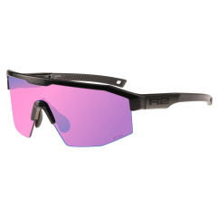 Велосипедные очки R2 Gain черные, линза розовая HD