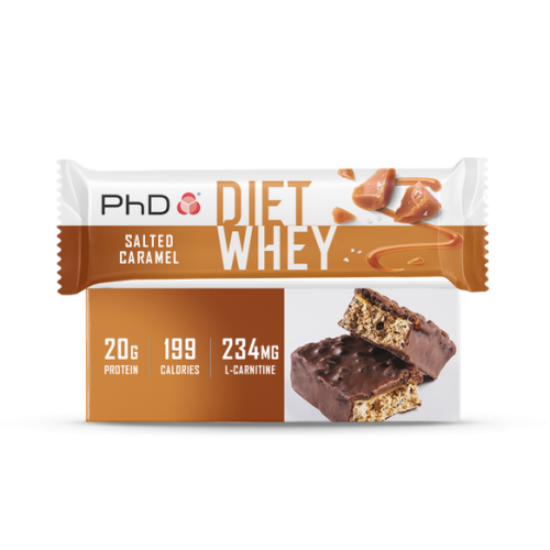 PhD Диетический протеиновый батончик, вкус Соленая карамель, 63гр