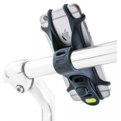 Держатель для смартфона силиконовый на руль BIKE TIE X черный BONE                                            