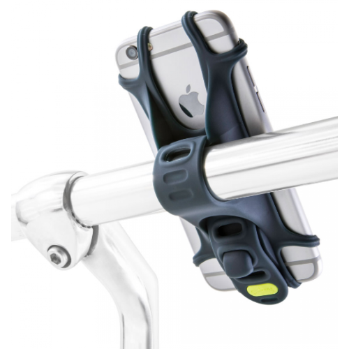 Держатель для смартфона силиконовый на руль BIKE TIE X черный BONE                                            