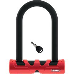 Замок вело скоба 17мм, ключ, ABUS 140х80мм